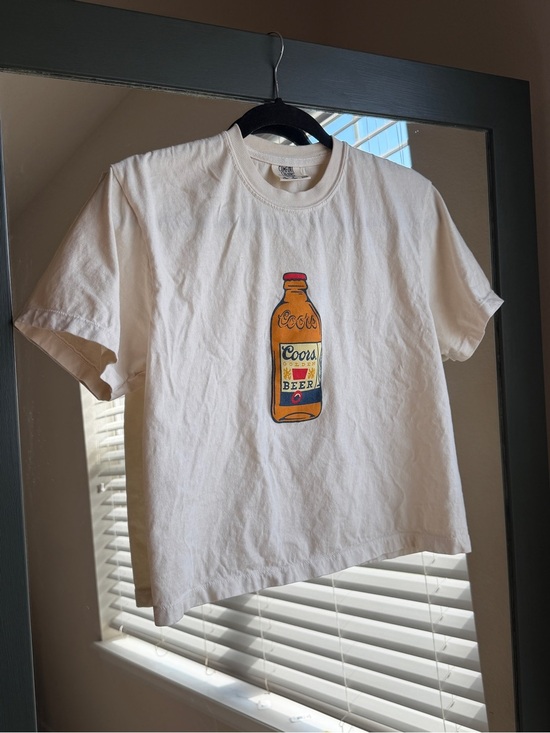 Comfort Colors Tops - Comfort Colors White Tee with Coors Graphic